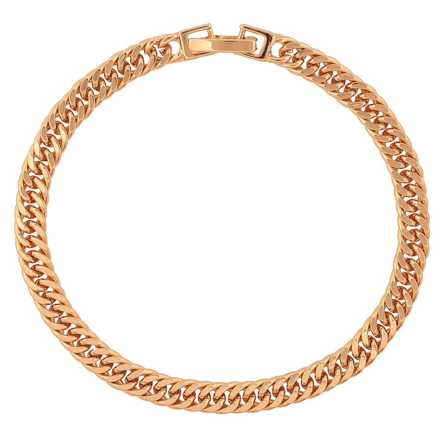 Браслет Xuping колір Позолота 18К "Ланцюжок Кобра" розмір 18см х 5мм фото №1