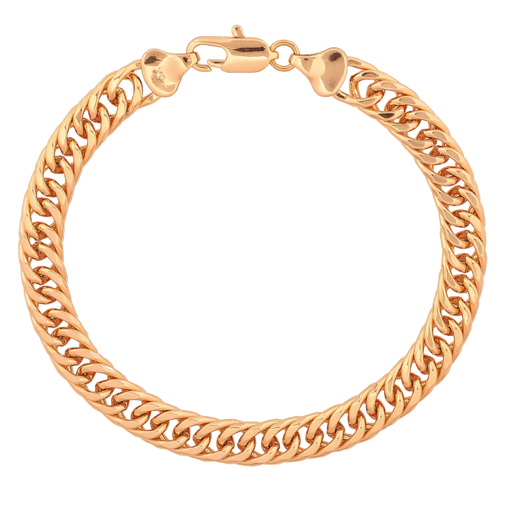 Браслет Xuping цвет Позолота 18K "Цепочка Кобра" размер 20.5см х 7мм фото №13