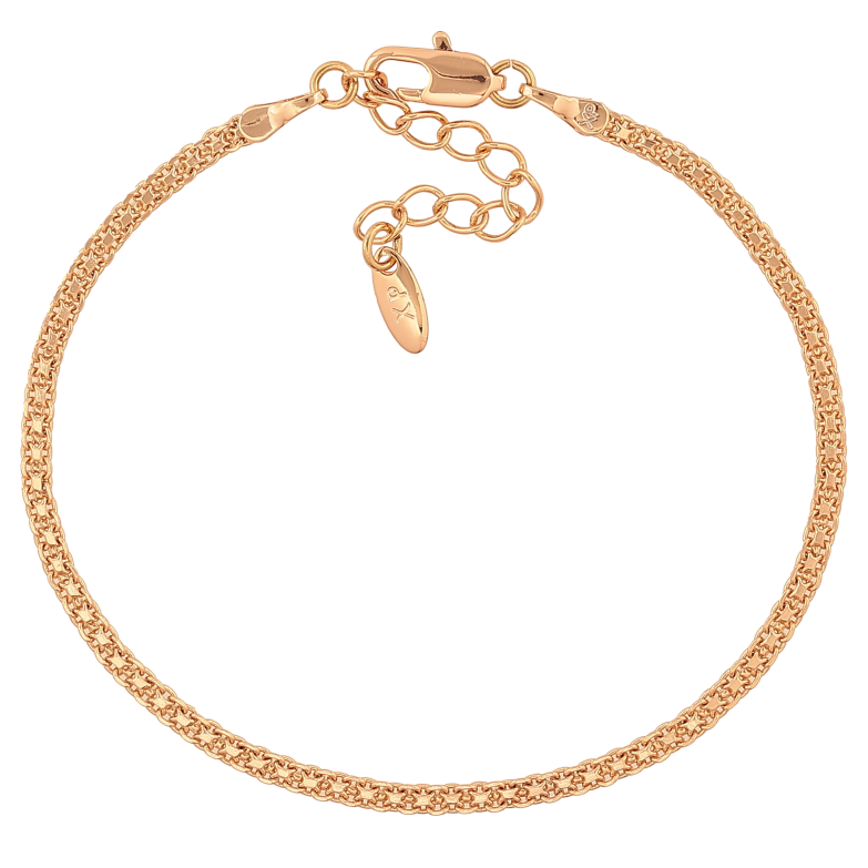 Браслет Xuping колір Позолота 18K "Ланцюжок Італійський Бісмарк" розмір з дод. ланцюжком 17-20.5см х 2мм фото №1 Браслет Xuping колір Позолота 18K "Ланцюжок Італійський Бісмарк" розмір з дод. ланцюжком 17-20.5см х 2мм фото №1