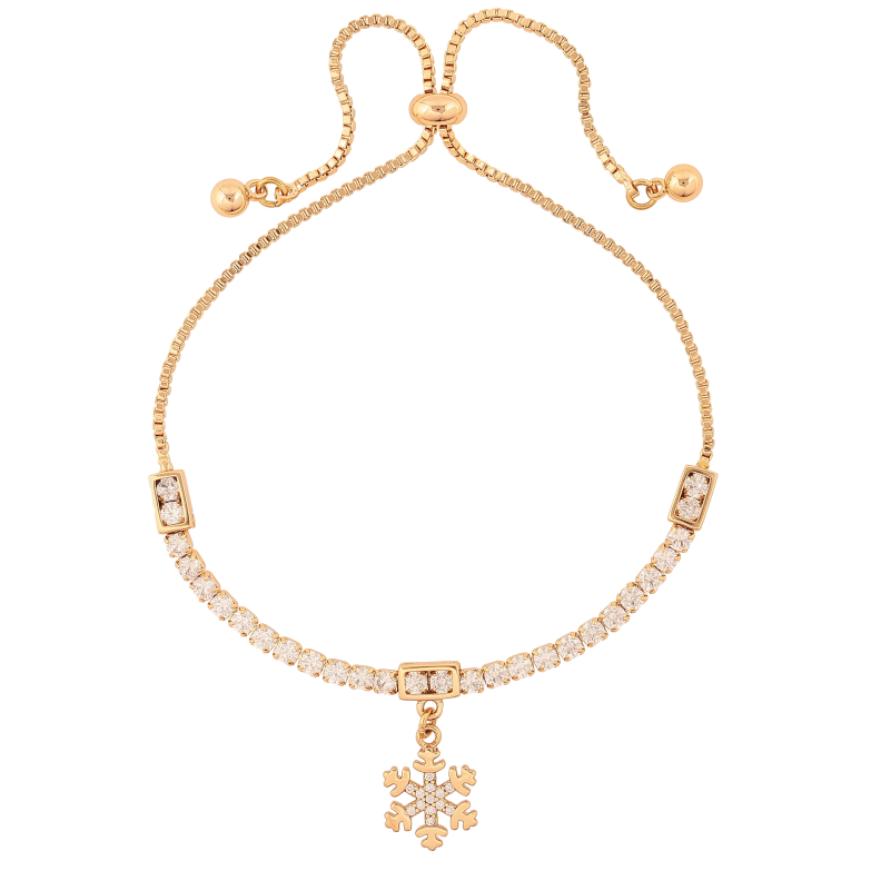 Браслет Xuping колір Позолота 18K "Сніжинка" на бігунці, розмір 10-24см х 1-4мм фото №1 Браслет Xuping колір Позолота 18K "Сніжинка" на бігунці, розмір 10-24см х 1-4мм фото №1