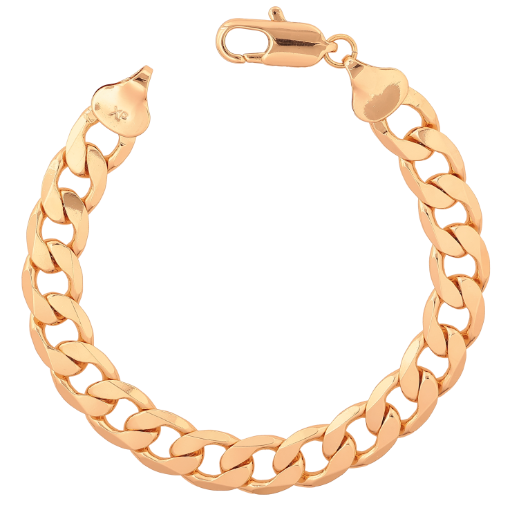 Браслет Xuping цвет Позолота 18K "Цепочка Панцирная" размер 21.5см х 11мм фото №17