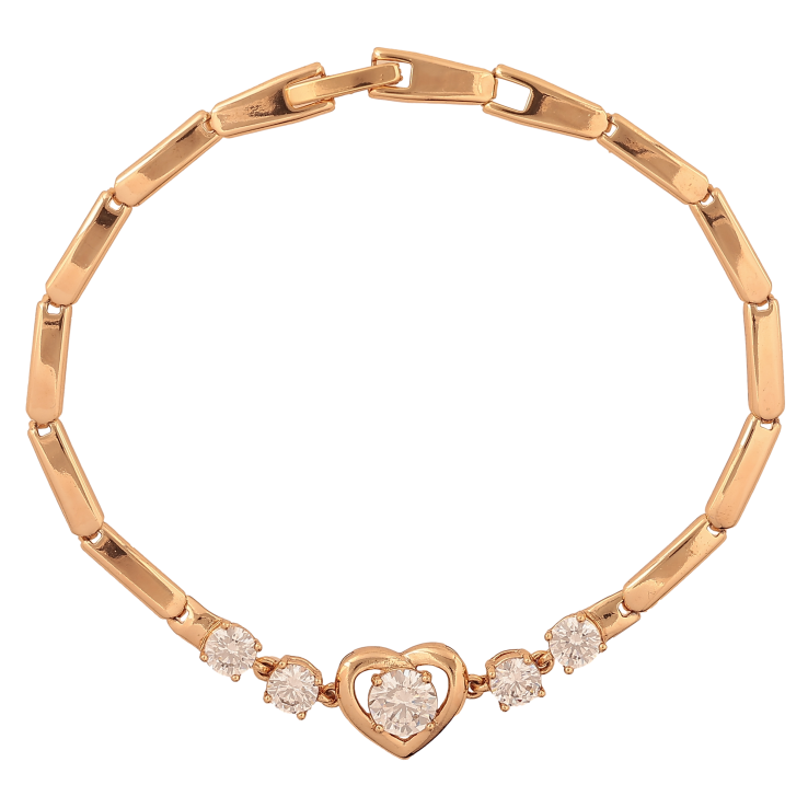 Браслет Xuping колір Позолота 18K "Серце з кристалами" розмір 19см х 3-11мм фото №22 Браслет Xuping колір Позолота 18K "Серце з кристалами" розмір 19см х 3-11мм фото №22