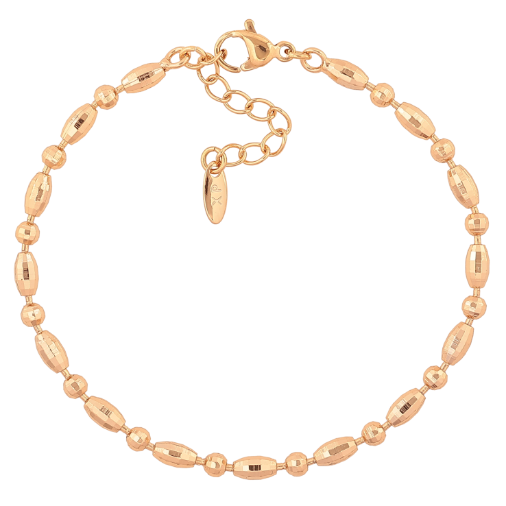 Браслет Xuping цвет Позолота 18K "Цепочка Перлина" размер с доп. цепочкой 17-20см х 3мм фото №24 Браслет Xuping цвет Позолота 18K "Цепочка Перлина" размер с доп. цепочкой 17-20см х 3мм фото №24