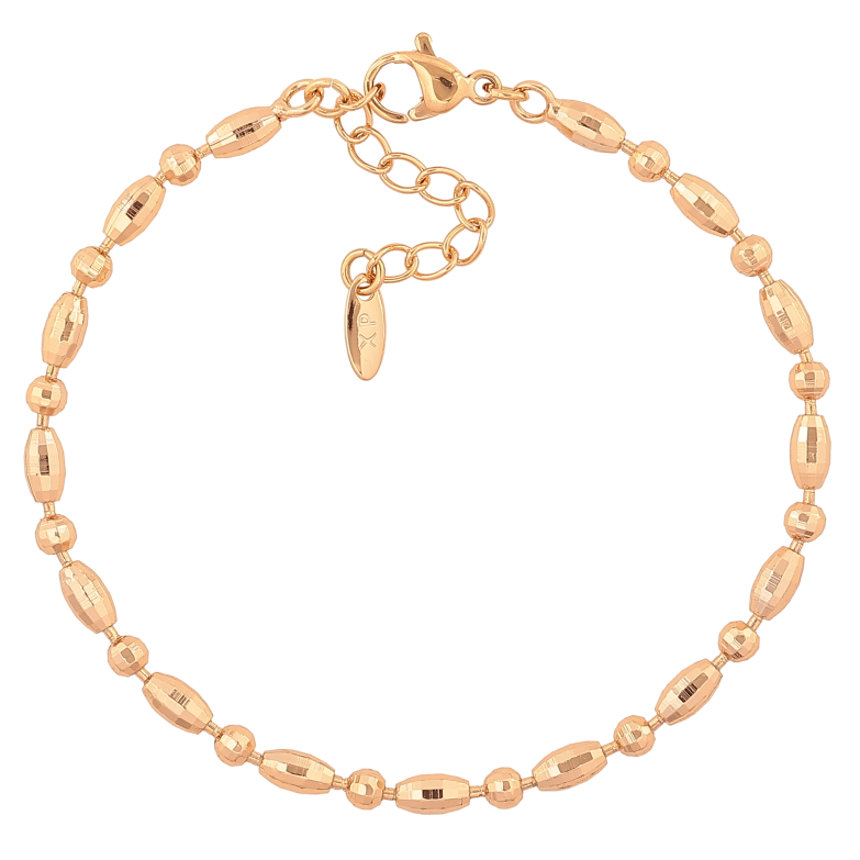 Браслет Xuping цвет Позолота 18K "Цепочка Перлина" размер с доп. цепочкой 17-20см х 3мм фото №1 Браслет Xuping цвет Позолота 18K "Цепочка Перлина" размер с доп. цепочкой 17-20см х 3мм фото №1