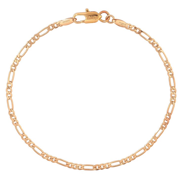 Браслет Xuping цвет Позолота 18K "Цепочка Фигаро" длина 20.5см х 2.5мм фото №7 Браслет Xuping цвет Позолота 18K "Цепочка Фигаро" длина 20.5см х 2.5мм фото №7