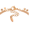 Браслет Xuping цвет Позолота 18K "Цепочка с звездочками" длинна с доп. цепочкой 18-21.5см х 6мм фото №2