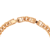 Браслет Xuping колір Позолота 18K "Ланцюжок Панцирний із вставкою" довжина з дод. замком 17.5,19.5см х 6-8мм фото №2