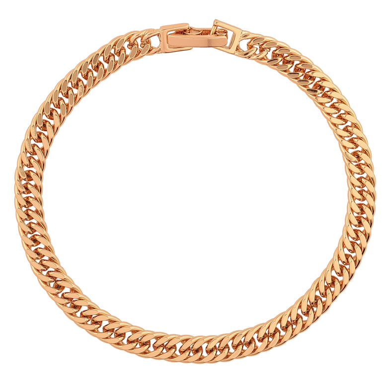 Браслет Xuping цвет Позолота 18K "Цепочка Кобра" размер 18см х 5мм фото №1