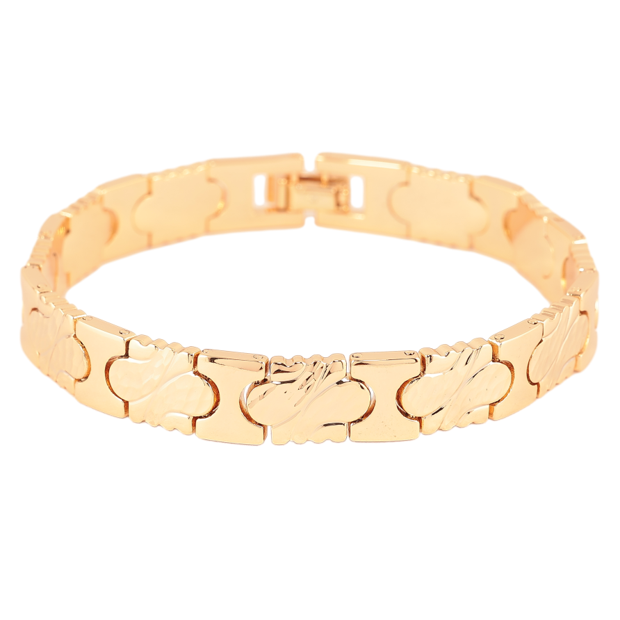 Браслет Xuping цвет Позолота 18К "Декоративный узор" размер 19см х 9мм фото №1 Браслет Xuping цвет Позолота 18К "Декоративный узор" размер 19см х 9мм фото №1