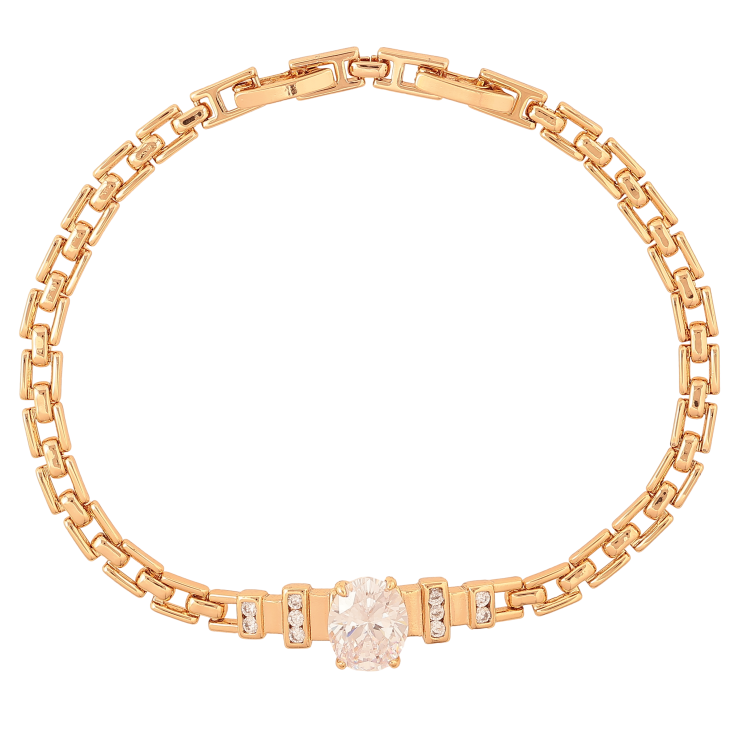 Браслет Xuping цвет Позолота 18K "Узор с кристаллами" размер с доп. замком 18,20см х 4-10мм фото №11 Браслет Xuping цвет Позолота 18K "Узор с кристаллами" размер с доп. замком 18,20см х 4-10мм фото №11