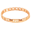 Браслет Xuping цвет Позолота 18K "Декоративный узор" размер с доп. замком 17,19см х 8мм фото №2