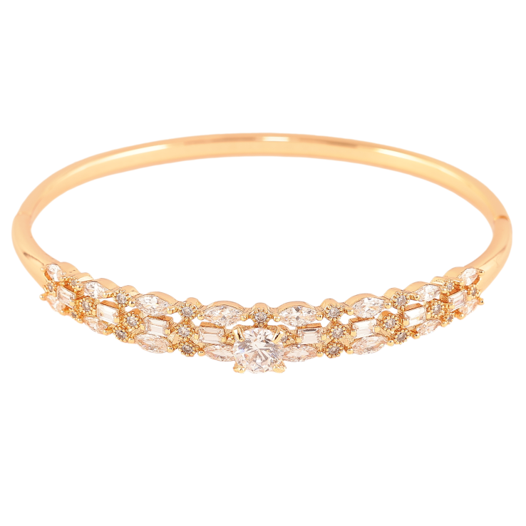 Браслет Xuping колір Позолота 18K "Інкрустація кристалами" ø 6см фото №10 Браслет Xuping колір Позолота 18K "Інкрустація кристалами" ø 6см фото №10
