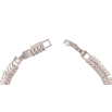 Браслет Xuping колір Родій "Візерунок з кристалами" довжина з дод. замком 17.5,19.5см х 6-7мм фото №2 Браслет Xuping колір Родій "Візерунок з кристалами" довжина з дод. замком 17.5,19.5см х 6-7мм фото №2