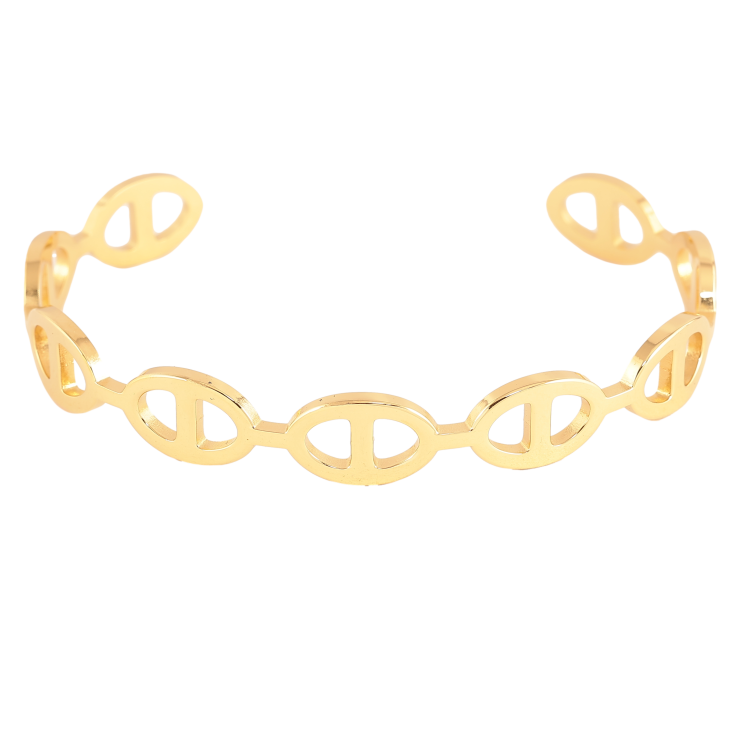 Браслеты Нержавеющая сталь "Декоративный узор" ø 6,4см фото №2