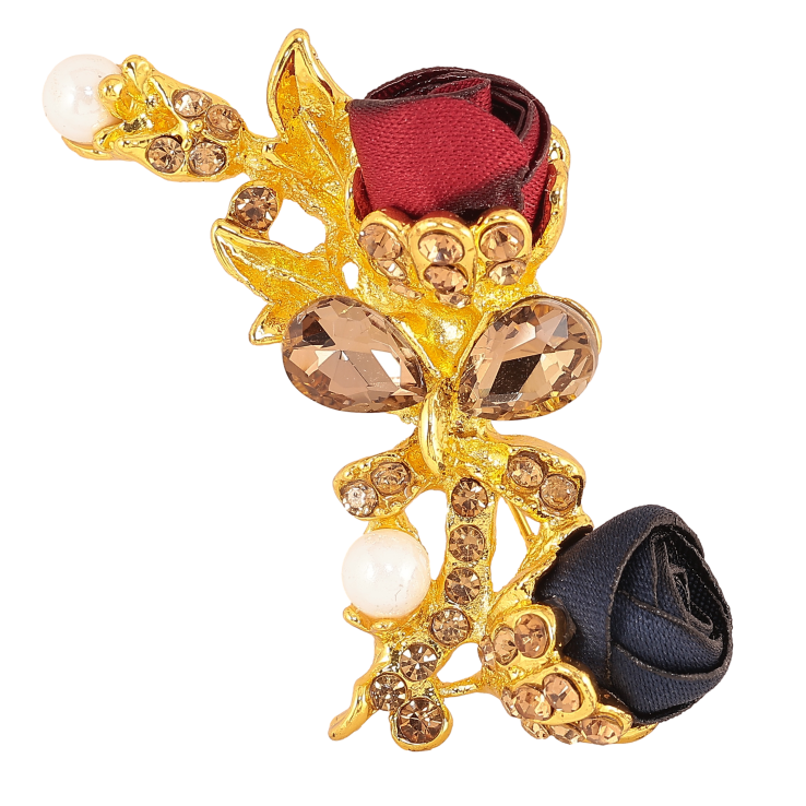 Брошь "Красный и синий цветочки" фото №20 Брошь "Красный и синий цветочки" фото №20