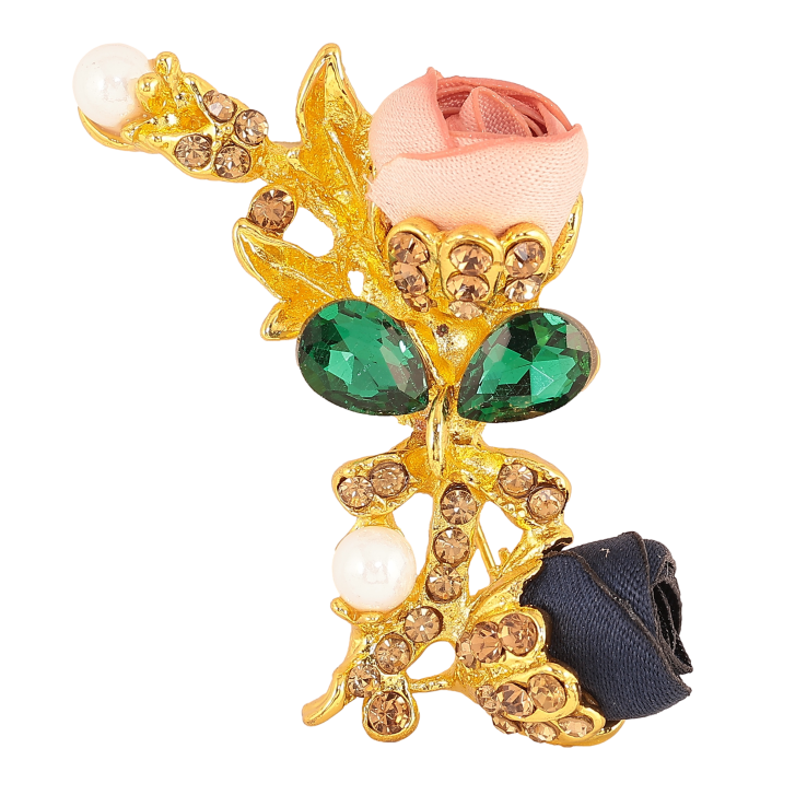 Брошь "Розовый и синий цветочки" фото №24 Брошь "Розовый и синий цветочки" фото №24