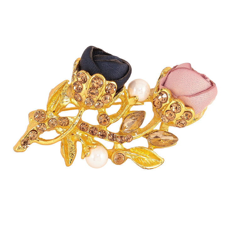 Брошь "Розовый и синий цветочки" фото №13 Брошь "Розовый и синий цветочки" фото №13