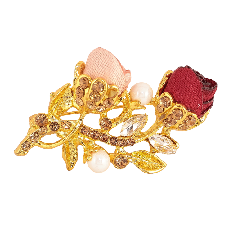 Брошь "Розовый и красный цветочки" фото №23 Брошь "Розовый и красный цветочки" фото №23