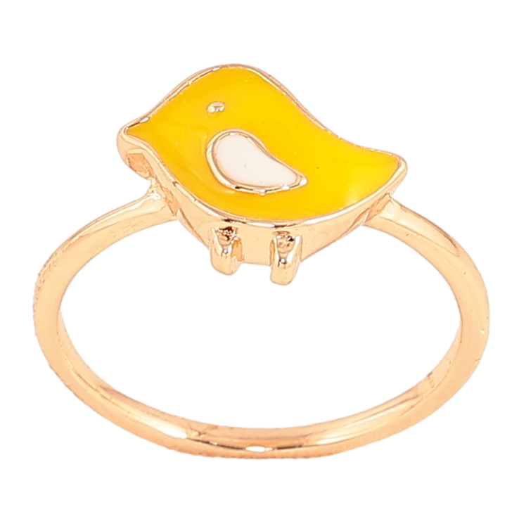 Кольцо Xuping M&L цвет 18К "Цыпленок с желтой эмалью" фото №22 Кольцо Xuping M&L цвет 18К "Цыпленок с желтой эмалью" фото №22