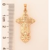 Кулон Xuping колір Позолота 18K "Декоративний Хрест з Розп'яттям" для ланцюжка до 5мм фото №3 Кулон Xuping колір Позолота 18K "Декоративний Хрест з Розп'яттям" для ланцюжка до 5мм фото №3