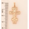 Кулон Xuping колір Позолота 18K "Хрест з Розп'яттям" для ланцюжка до 5мм фото №4