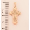Кулон Xuping колір Позолота 18K "Хрест з Розп'яттям" для ланцюжка до 5мм фото №4