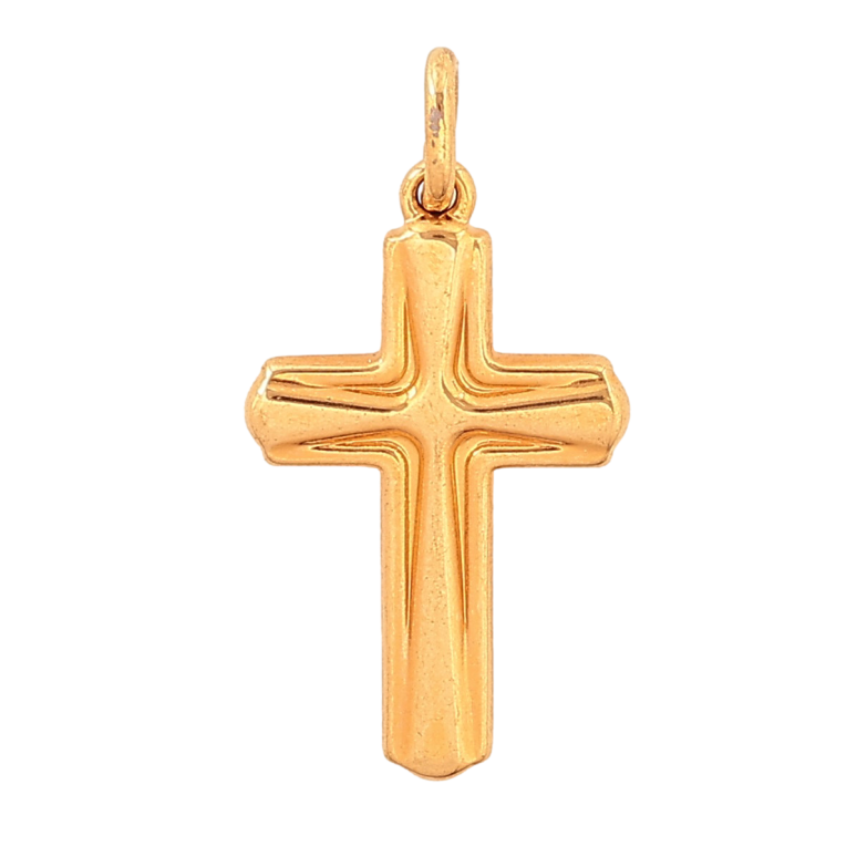 Кулон Xuping колір Позолота 18K "Хрест" для ланцюжка до 2мм фото №4