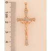 Кулон Xuping колір Позолота 18K "Хрест з Розп'яттям" для ланцюжка до 5мм фото №2 Кулон Xuping колір Позолота 18K "Хрест з Розп'яттям" для ланцюжка до 5мм фото №2
