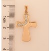 Кулон Xuping колір Позолота 18K "Хрест з кристалами" для ланцюжка до 5мм фото №2 Кулон Xuping колір Позолота 18K "Хрест з кристалами" для ланцюжка до 5мм фото №2