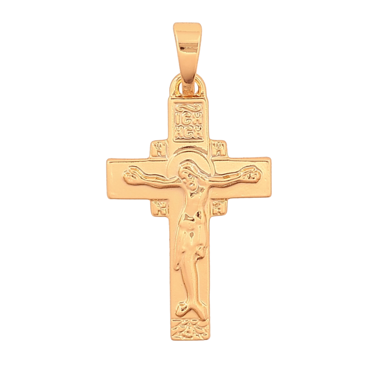 Кулон Xuping колір Позолота 18K "Хрест з Розп'яттям" для ланцюжка до 5мм фото №23 Кулон Xuping колір Позолота 18K "Хрест з Розп'яттям" для ланцюжка до 5мм фото №23