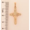 Кулон Xuping цвет Позолота 18K "Крест с Распятием" для цепочки до 6мм фото №2