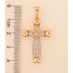 Кулон Xuping цвет Позолота 18K "Крест с кристаллами" для цепочки до 7мм фото №2 Кулон Xuping цвет Позолота 18K "Крест с кристаллами" для цепочки до 7мм фото №2