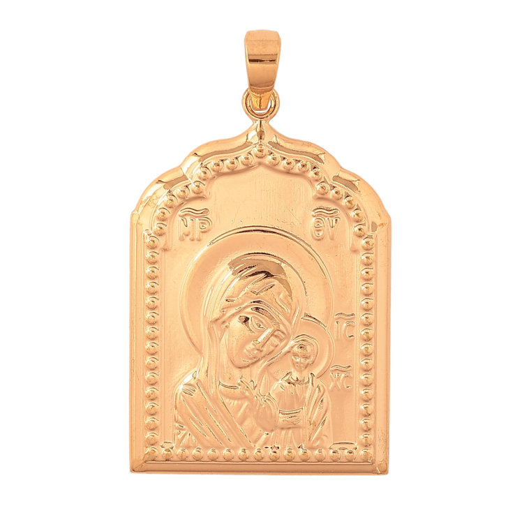 Кулон Xuping колір Позолота 18K "Ладанка Богородиця" для ланцюжка до 7мм фото №19