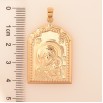 Кулон Xuping колір Позолота 18K "Ладанка Богородиця" для ланцюжка до 7мм фото №2