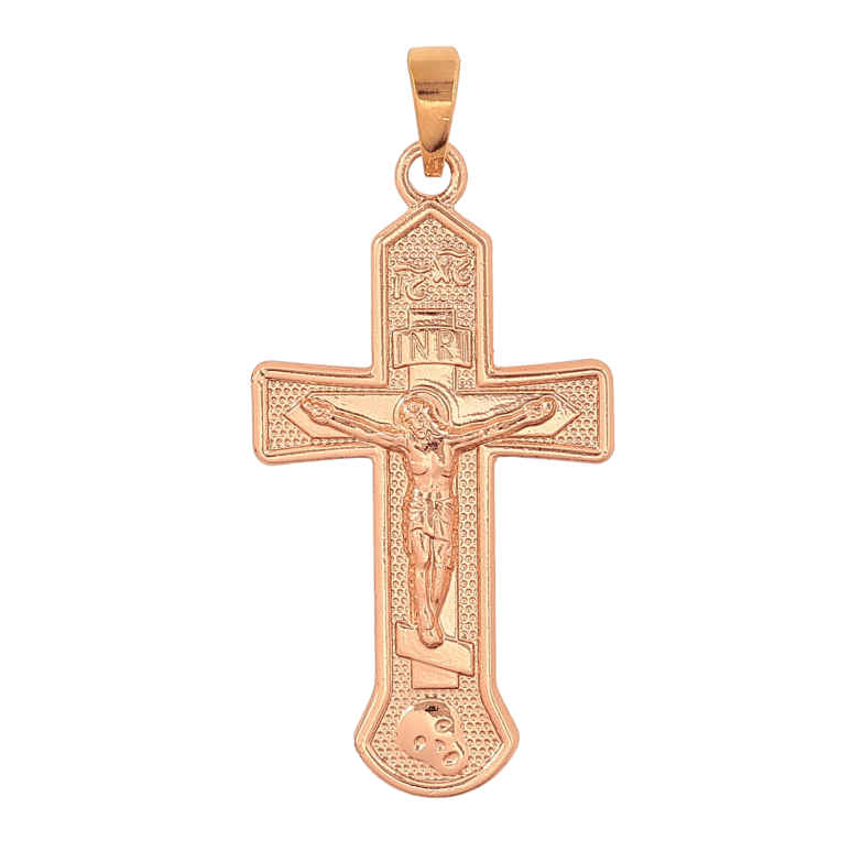 Кулон Xuping колір Позолота РВ "Хрест із Розп'яттям" фото №1 Кулон Xuping колір Позолота РВ "Хрест із Розп'яттям" фото №1