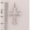 Кулон Xuping цвет Родий "Крест с Распятием" для цепочки до 5мм фото №2