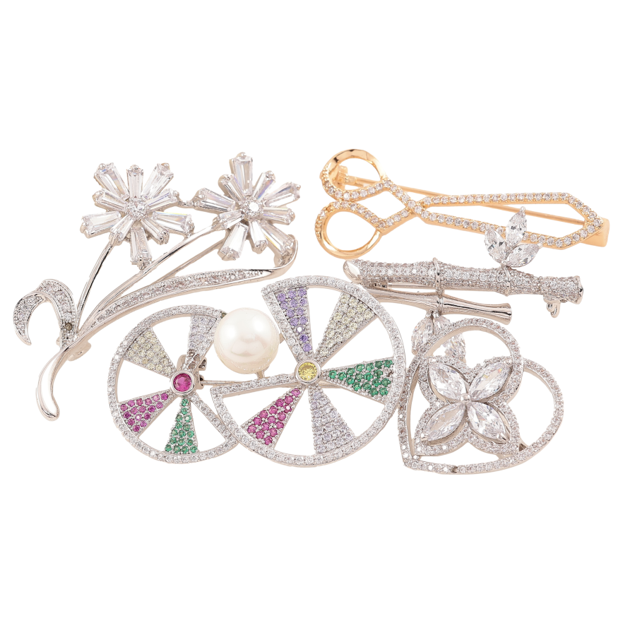 Брошка Позолота 18K та Родій. БІЖУТЕРНИЙ ЛОМ ціна за 25 г. ДИВІТЬСЯ ОПИС! фото №1 Брошка Позолота 18K та Родій. БІЖУТЕРНИЙ ЛОМ ціна за 25 г. ДИВІТЬСЯ ОПИС! фото №1