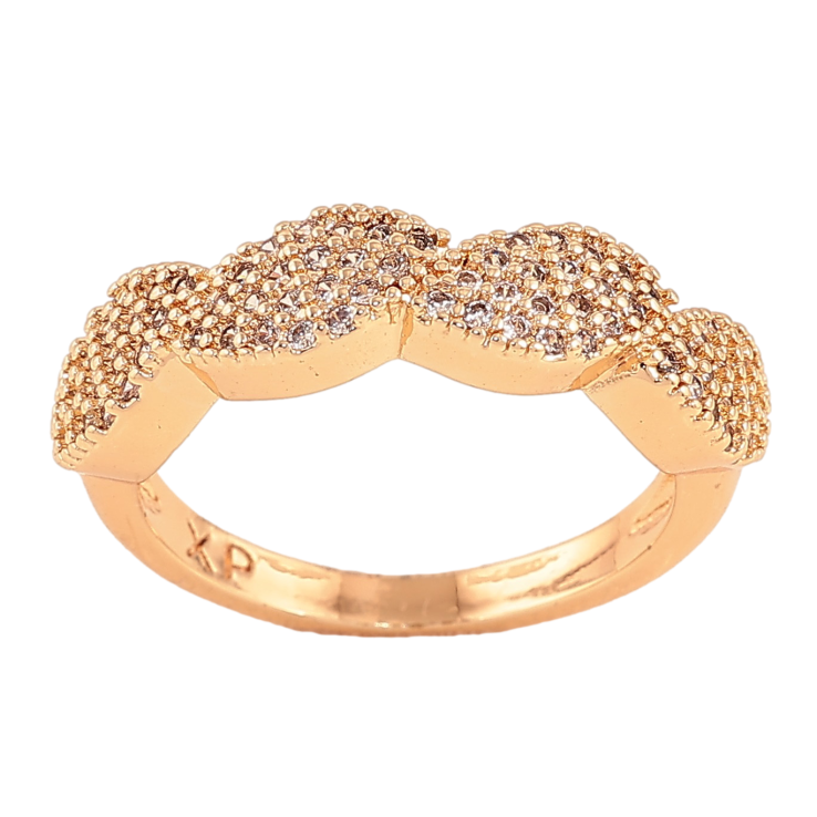 Каблучка Xuping M&L колір 18K "Інкрустація кристалами" фото №12
