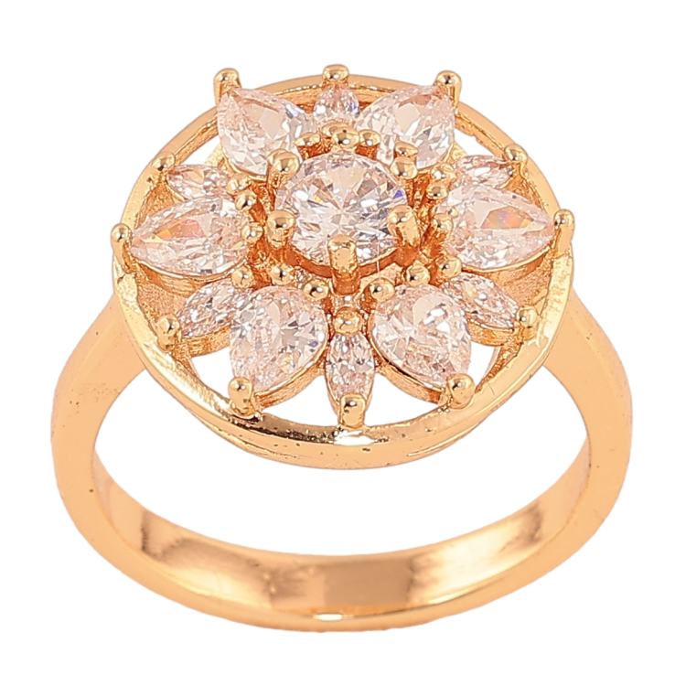 Кольцо Xuping M&L цвет 18K "Кристальный цветок" фото №24 Кольцо Xuping M&L цвет 18K "Кристальный цветок" фото №24