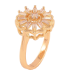 Каблучка Xuping M&L колір 18K "Кристальна квітка" фото №4