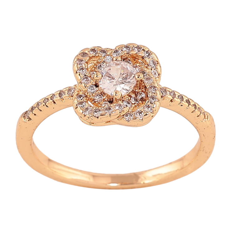Кольцо Xuping M&L цвет 18K "Цветок с кристаллами" фото №19 Кольцо Xuping M&L цвет 18K "Цветок с кристаллами" фото №19