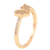 Каблучка Xuping M&L колір 18K "Метелик" фото №2