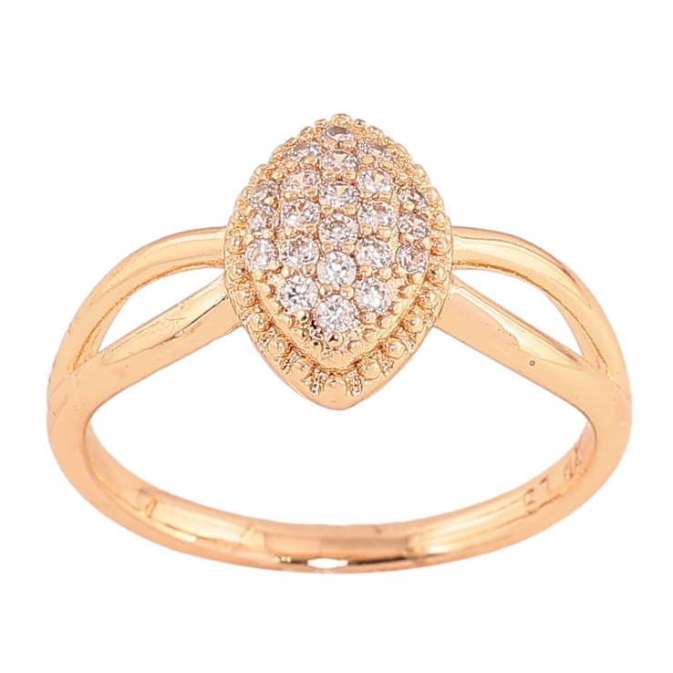 Каблучка Xuping M&L колір 18К «Візерунок з кристалами» фото №15 Каблучка Xuping M&L колір 18К «Візерунок з кристалами» фото №15