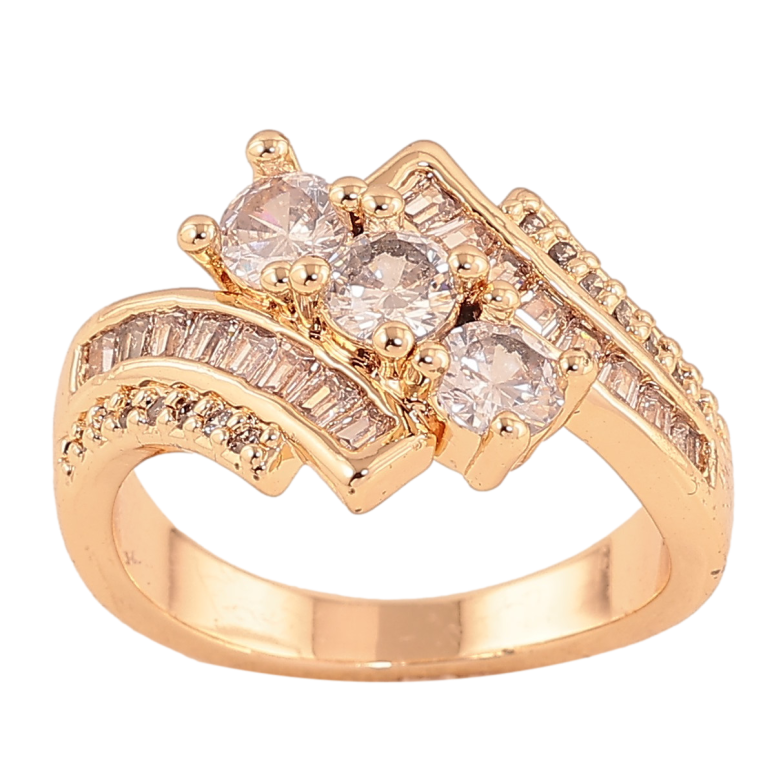 Кольцо Xuping M&L цвет 18K "Изящество" фото №1
