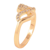 Каблучка Xuping M&L колір 18K "Декоративний візерунок із кристалами" фото №2