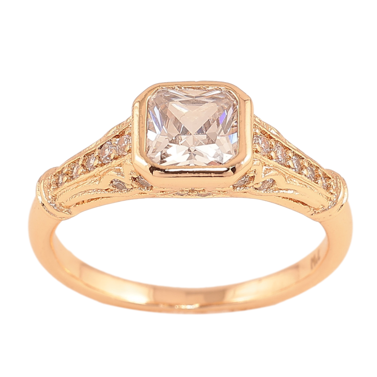 Кольцо Xuping M&L цвет 18К "Узор с кристаллами" фото №20 Кольцо Xuping M&L цвет 18К "Узор с кристаллами" фото №20