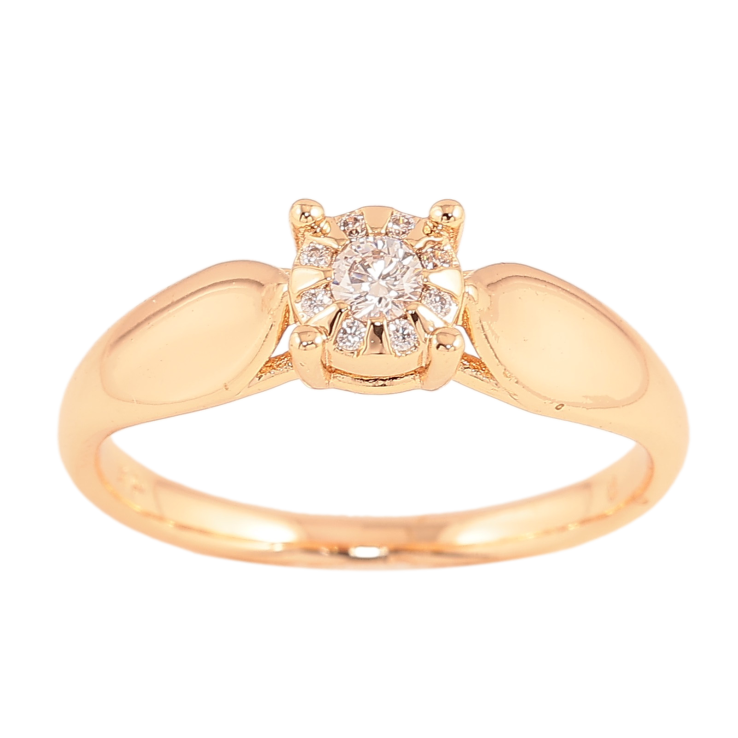 Кольцо Xuping M&L цвет 18К "Узор с кристаллами" фото №18 Кольцо Xuping M&L цвет 18К "Узор с кристаллами" фото №18