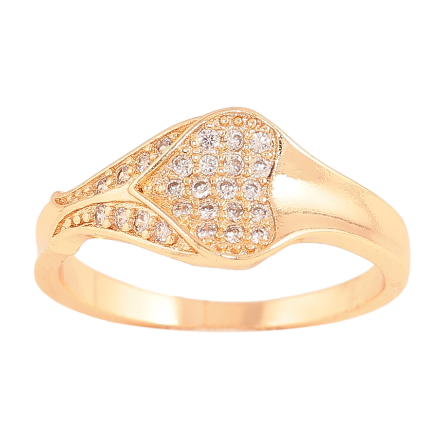 Кольцо Xuping M&L цвет 18К "Узор с кристаллами" фото №1 Кольцо Xuping M&L цвет 18К "Узор с кристаллами" фото №1