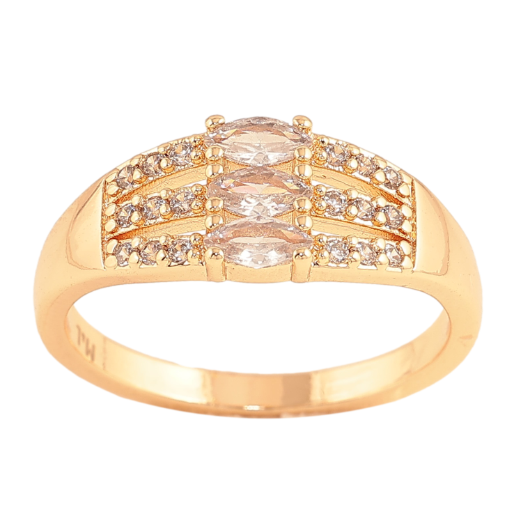 Кольцо Xuping M&L цвет 18К "Узор с кристаллами" фото №13 Кольцо Xuping M&L цвет 18К "Узор с кристаллами" фото №13