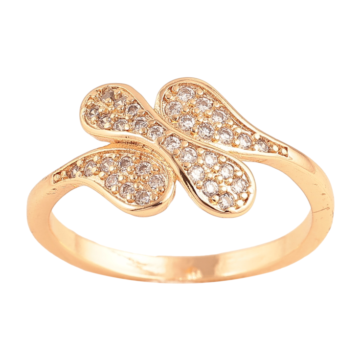 Кольцо Xuping M&L цвет 18К "Узор с кристаллами" фото №11 Кольцо Xuping M&L цвет 18К "Узор с кристаллами" фото №11